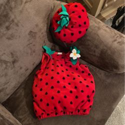 Adorable Strawberry Costume
