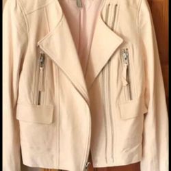 Soft Sand Leather Jacket 