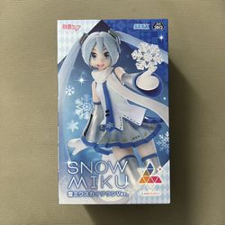 Luminasta Snow Miku Skytown Ver. Figure Japan Authentic SEGA Hatsune