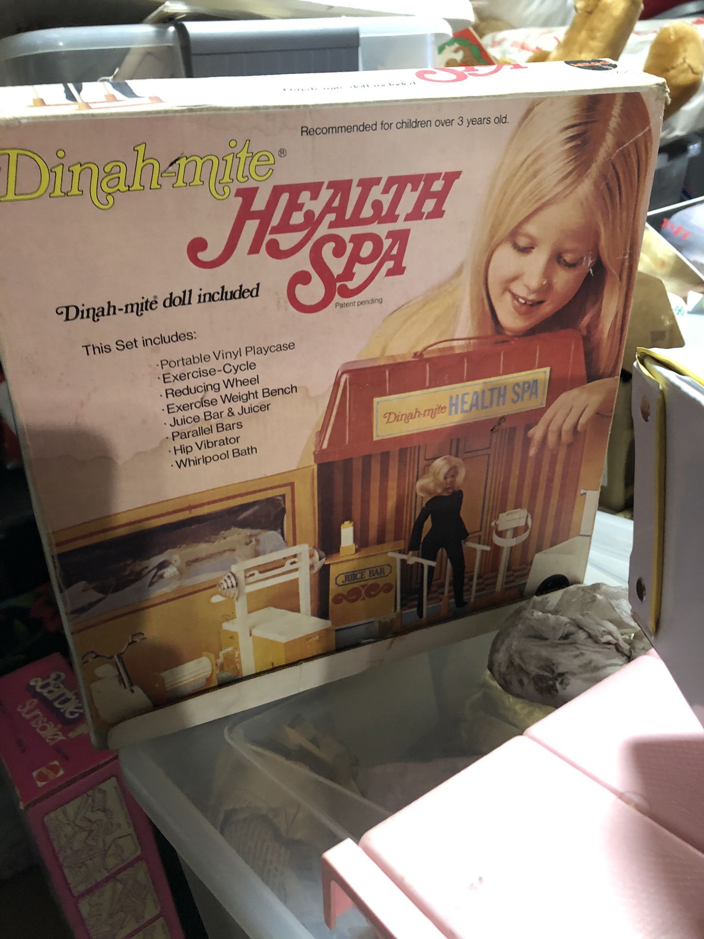 Vintage Dinah-mite Doll With Health Spa