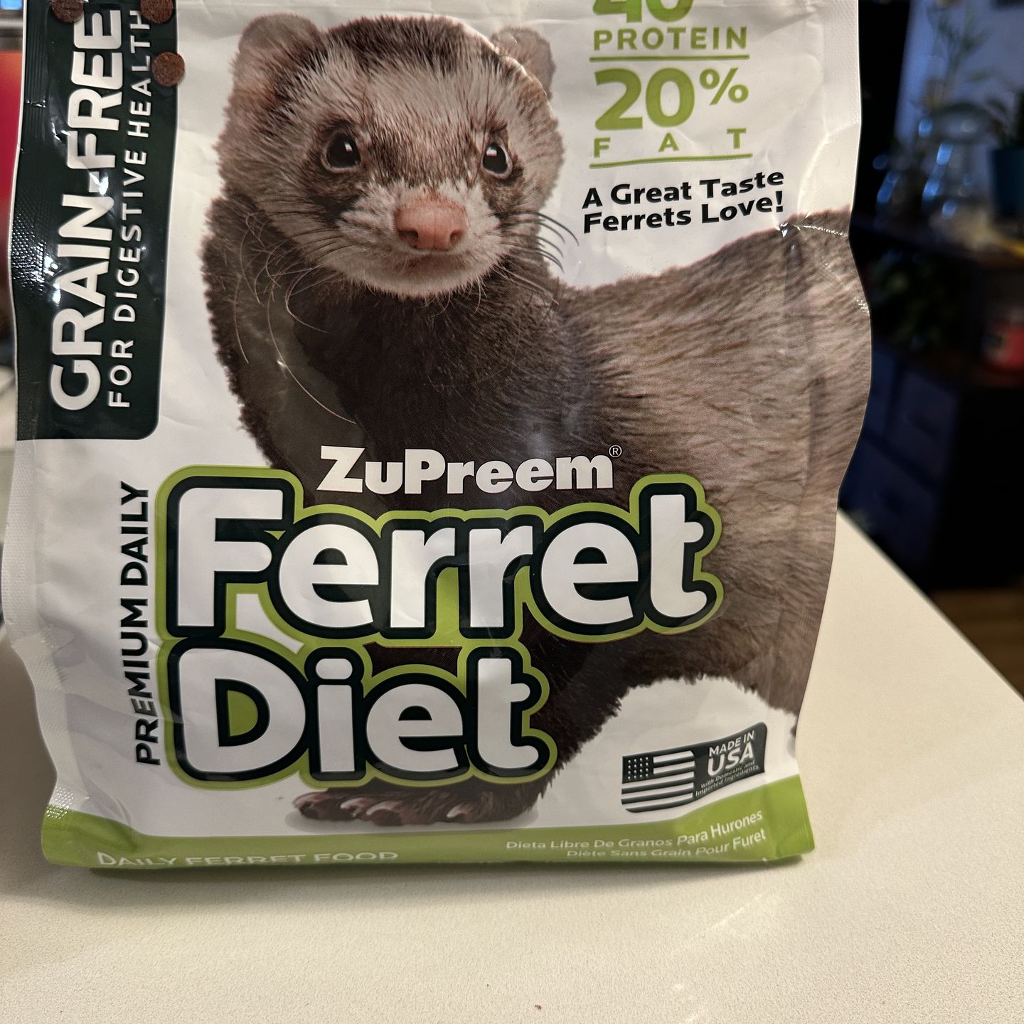 Zupreem ferret food