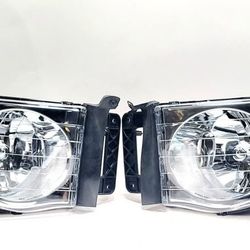 HEADLIGHTS FOR 02-05 DODGE RAM 1500/3500
