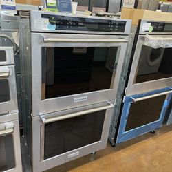 Kitchen Aid Double Wall Unit 30 Inch Stainless Steel