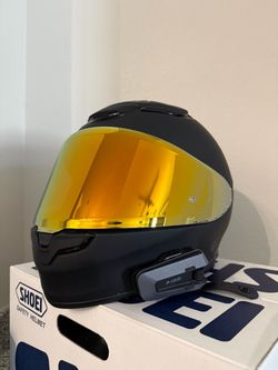 Shoei RF1400 w/ Cardo Pack Talk Edge - Size L