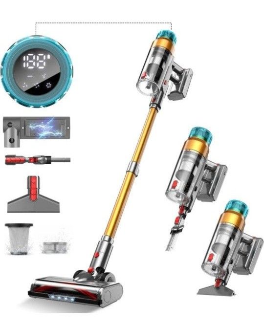 Cordless Stick Vacuum Cleaner 600W 55Kpa Retails $210