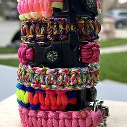 Paracord Bracelets Colors Vary