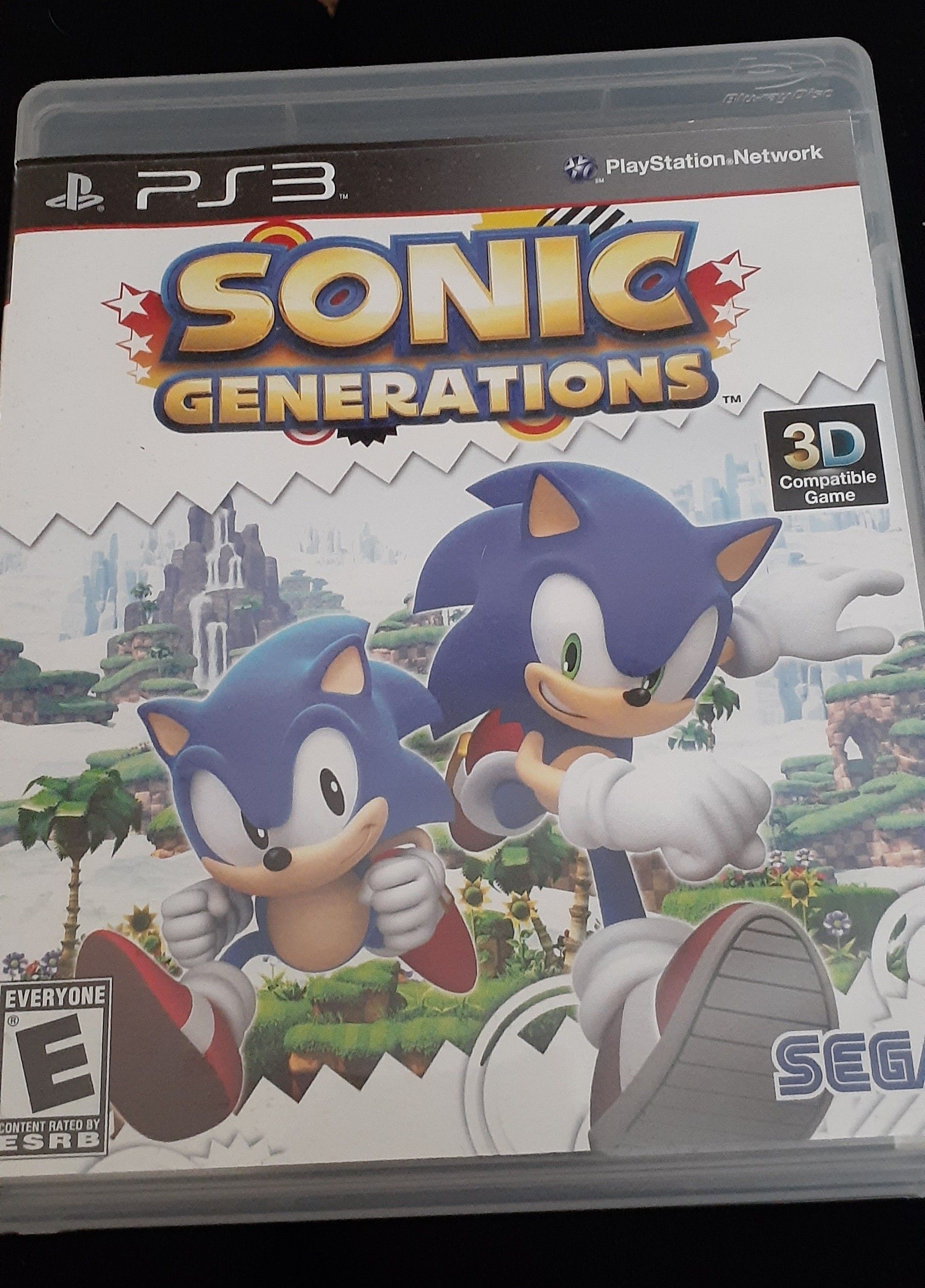 Sonic Generations (PS3) $12 or Best Offer