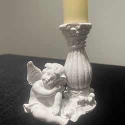 Beautiful Ceramic Tea Light Angel Holder for you or Someone Special on Valentines Day