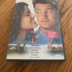 Fools Rush In DVD