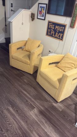 MCM Amber Swivel Chairs