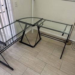 Glass Desk