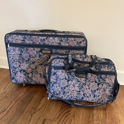 Vintage Gloria Vanderbilt Luggage Set