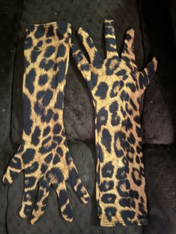 Leopard Print Gloves 