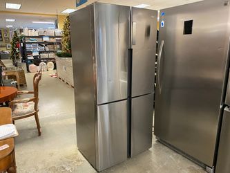 HAIER 16.8 Cu. Ft. Quad Door Refrigerator Model #QHE16HYPAFS