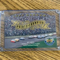 Jeff Gordon Collector Card Limited Edition 1995 Points Champion