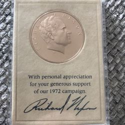 Nixon RNC 1972 Campaign Medal
