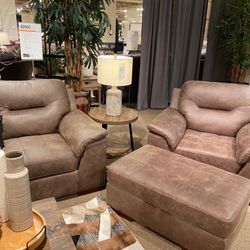 Maderla Walnut Sofa, Loveseat And Chair
Ashley Furniture$10 Down Payment And Financing Available