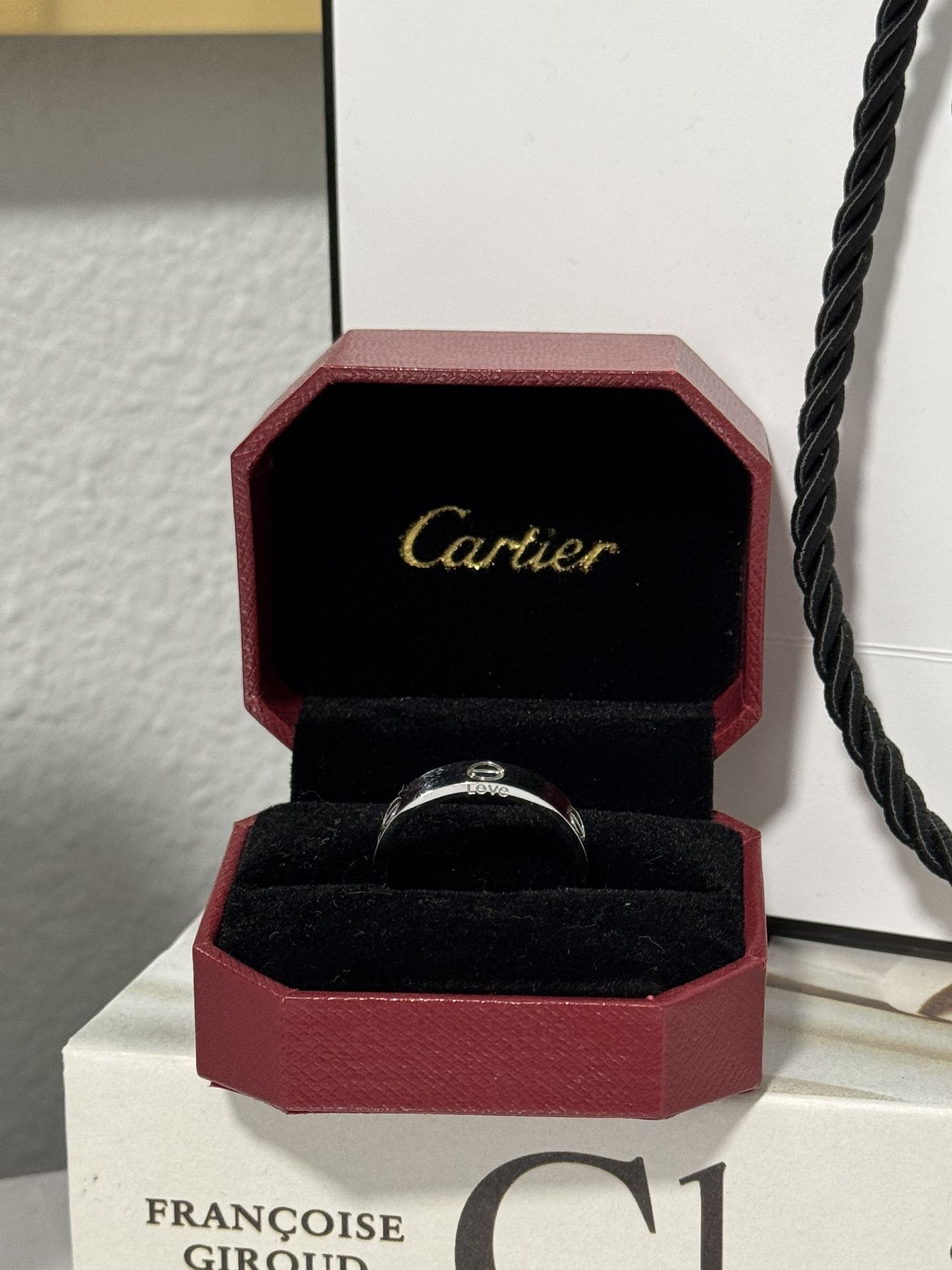 Cartier White Gold Ring