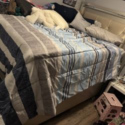 Kanes Queen Bed And Dresser No Mattress 