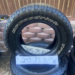 244. 75 R 17. 3Tires