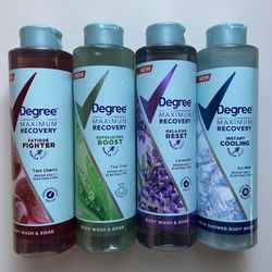 Degree bodywash large 22 oz bottles