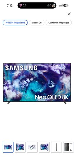 65” Samsung Neo QLED 8k resolution TV