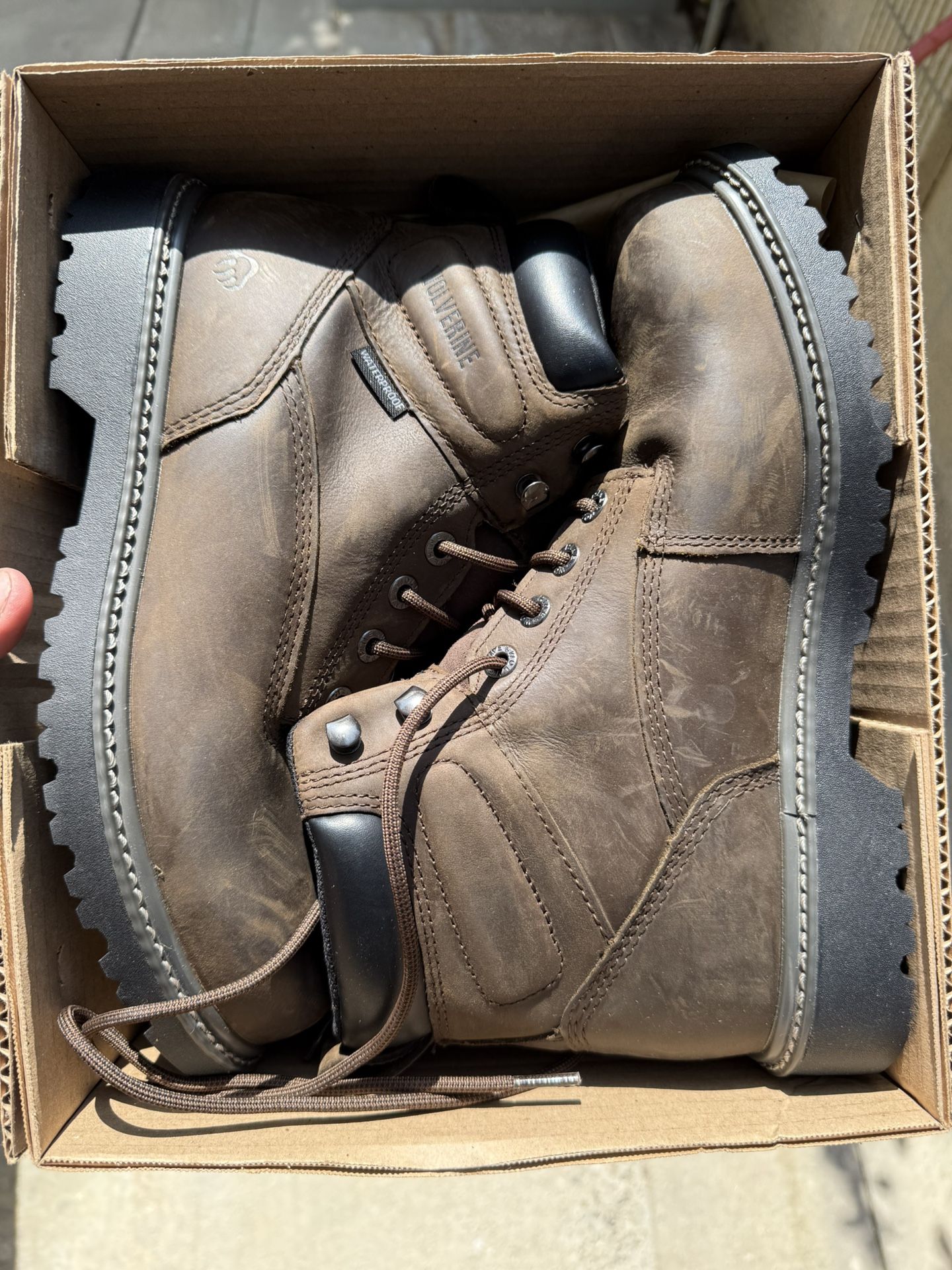 Wolverine Soft Toe Work Boots Size 9.5
