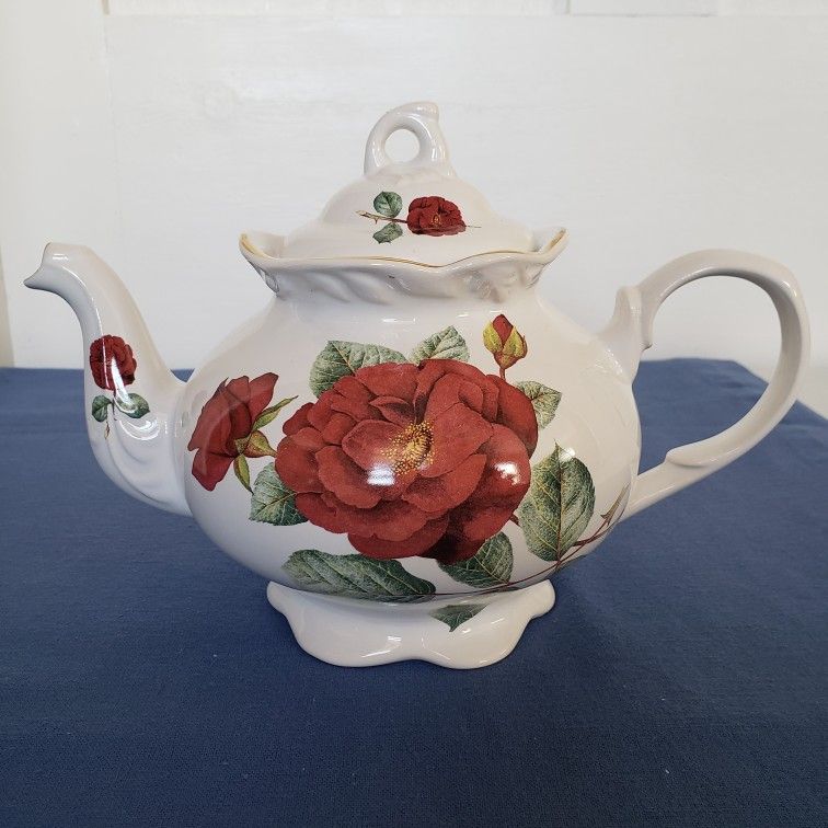 Vintage Arthur Wood & Son Rose Teapot