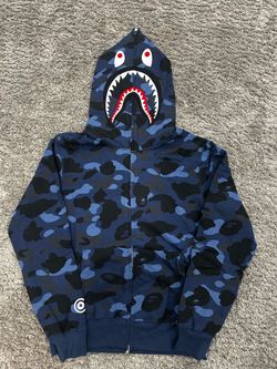 Blue bape hoodie