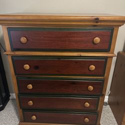 Pure Wood Bedroom Set With Mattress 