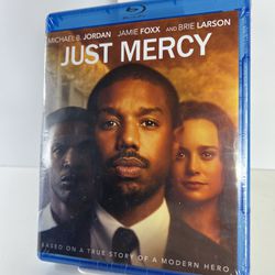 Just Mercy (2019, Blu-ray) Michael B. Jordan Jamie Foxx Brie Larson New Sealed