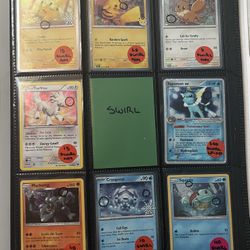 Pokemon Swirl Card Lot FS/FT
