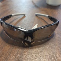 X-LOOP Men’s Sunglasses Silver Frames & Mirror Lens Semi-Rimless NEW