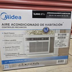 Midea5,000 BTU150SqftMechanicalWindow AirConditioner, White