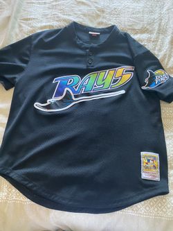 XL Tampa Bay Rays Mitchell and Ness Jersey
