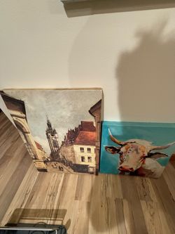 Set of 2 Canvas Wall Art Prints