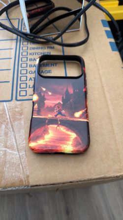 Super Mario iPhone 17 Pro Case - Bowser’s Castle Design