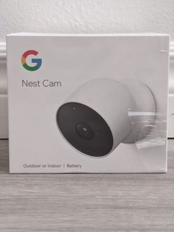 Google Nest Cam Indoor Outdoor Camera Battery Phone Alert 1080p
