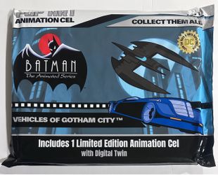 Batman The Animated Series Pop Art Animation Cel Vehicles Of Gotham City New