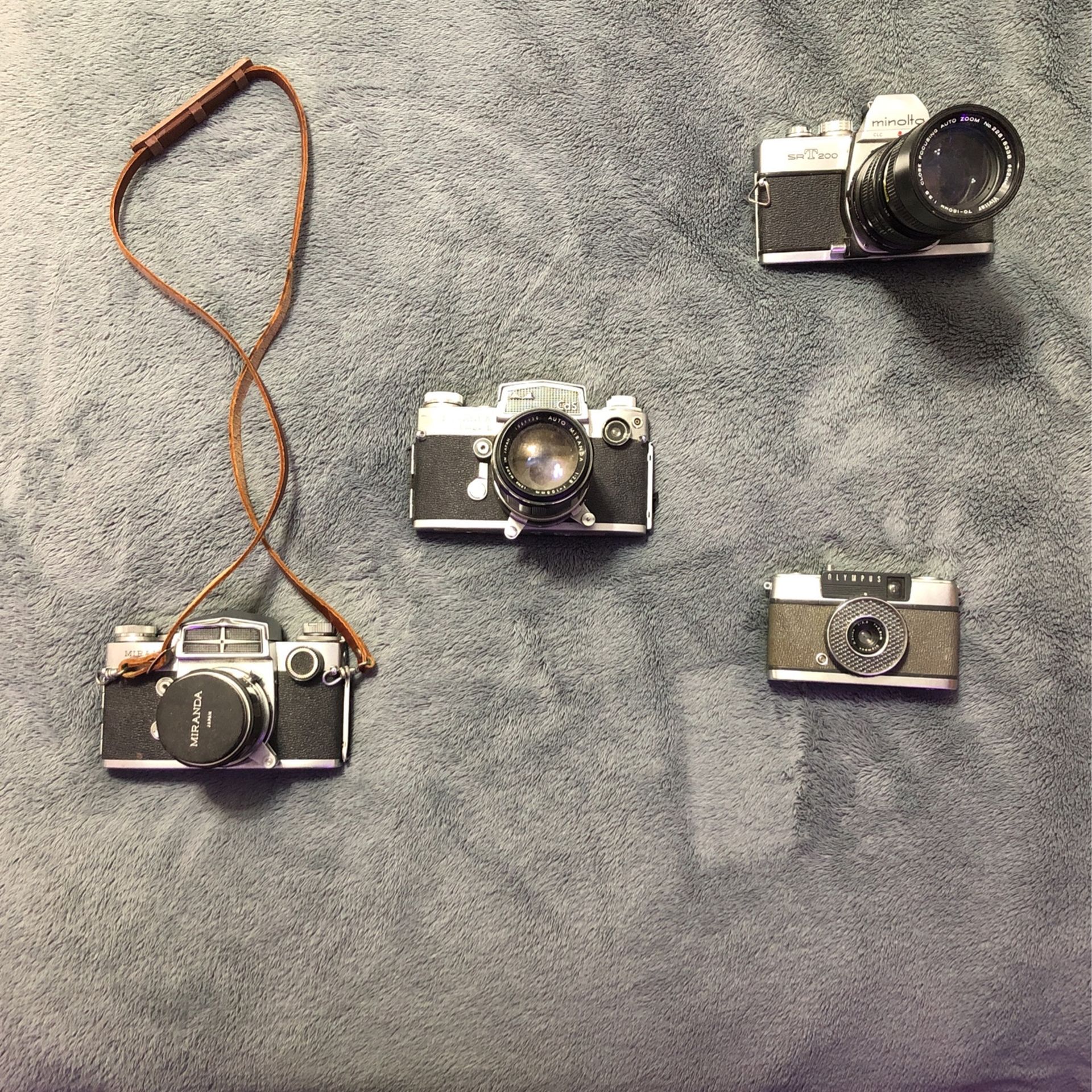 VINTAGE FILM CAMERA BUNDLE // ALL WORKING