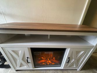 Belleze Electric Fireplace TV Stand
