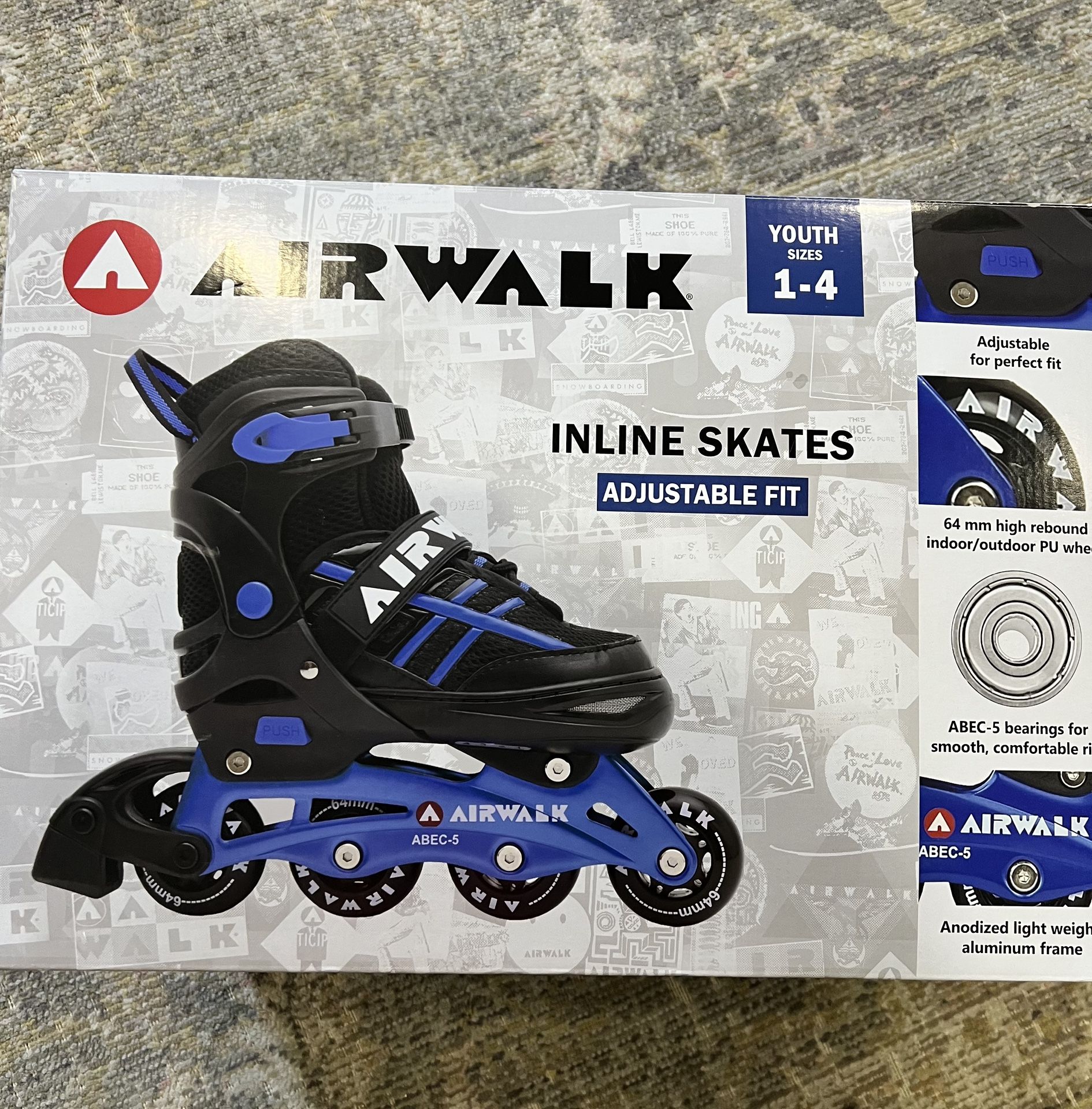 Kids Rollerblades Two Sets 