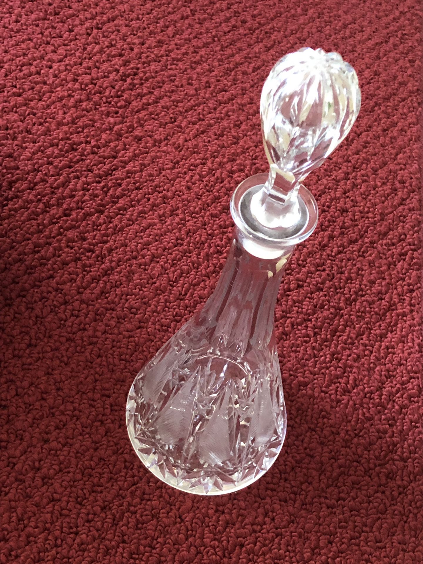 Waterford “Lismore” Tall Crystal Decanter