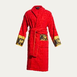 Brand New Versace Robe Red