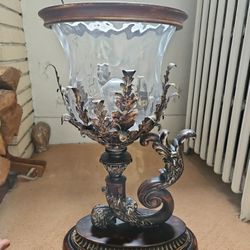 Beautiful Ornate Lamp 20 Inches Tall 