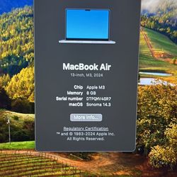 MacBook Air M3 2024