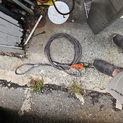  Wire Rope Sling, Eye/Eye, 20 FT, 1/2" Diameter