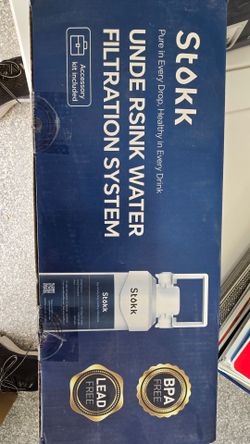 Stokk Undersink Water Filtration System – New in Box 💧