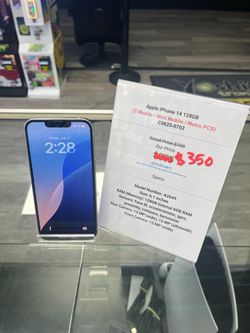 iPhone 14 128GB T-Mobile Lavender C0625-0702