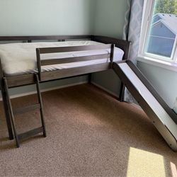 Twin Loft Bed w/ mattress